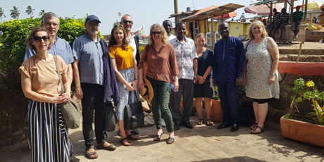 Danida visiting the HOTSPOT project; excursion to Elmira Habour and Fish Market
